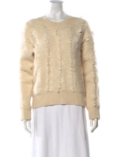 Pre-owned Paule Ka Crew Neck Sweater In Neutrals