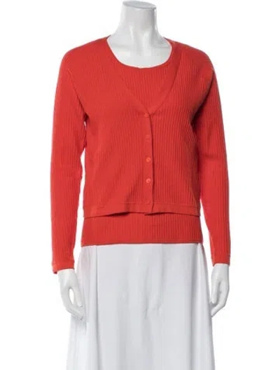 Pre-owned Paule Ka Crew Neck Sweater W/ Tags In Orange