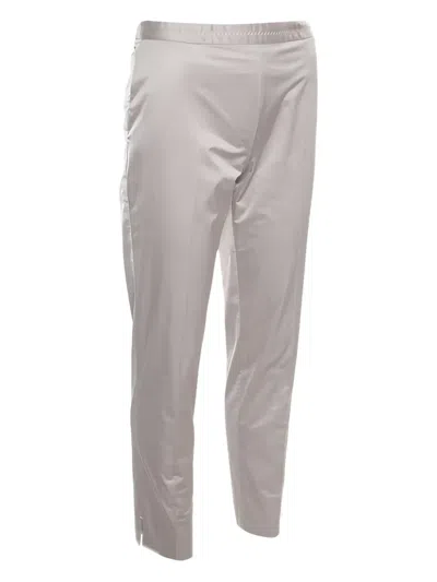 Pre-owned Paule Ka Embroidered-detail Cropped Trousers In Neutral