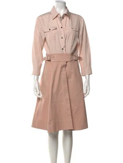 Pre-owned Paule Ka Knee-length Dress In Pink