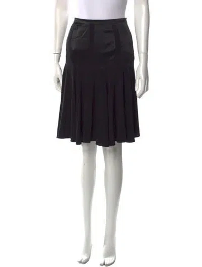 Pre-owned Paule Ka Knee-length Skirt In Black