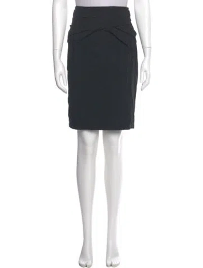 Pre-owned Paule Ka Knee-length Skirt In Black