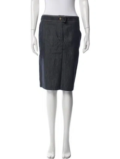 Pre-owned Paule Ka Knee-length Skirt In Blue