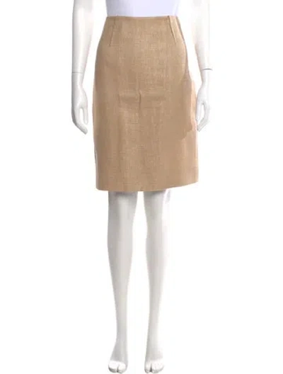 Pre-owned Paule Ka Knee-length Skirt In Neutral