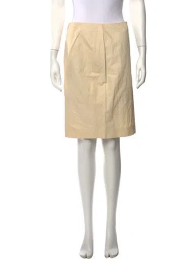 Pre-owned Paule Ka Knee-length Skirt In Neutrals