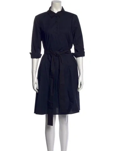 Pre-owned Paule Ka Midi Length Dress In Black