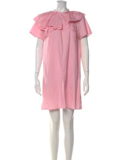 Pre-owned Paule Ka Mini Dress In Pink
