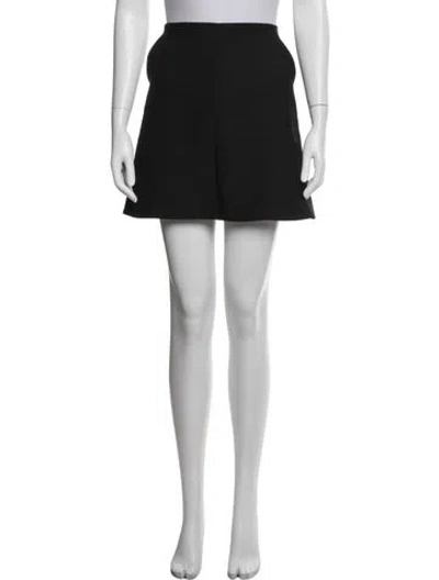 Pre-owned Paule Ka Mini Skirt In Black
