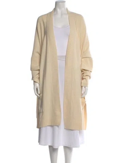 Pre-owned Paule Ka Open Front Sweater In Neutral