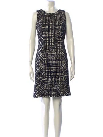 Pre-owned Paule Ka Printed Mini Dress In Multi