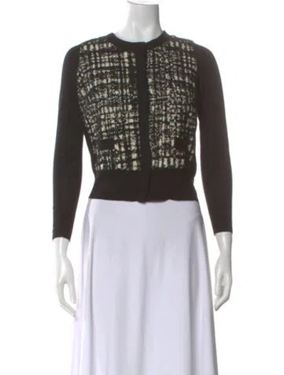 Pre-owned Paule Ka Silk Printed Sweater In Multi
