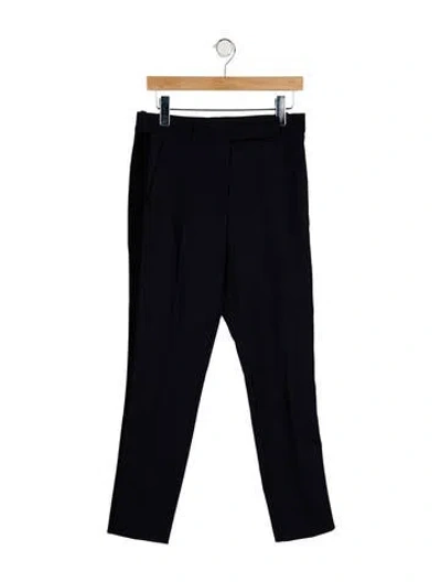 Pre-owned Paule Ka Straight Leg Pants In Blue