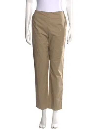 Pre-owned Paule Ka Straight Leg Pants In Neutral