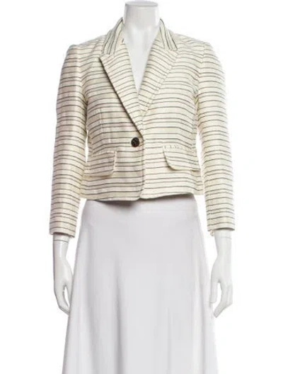 Pre-owned Paule Ka Striped Blazer In Multi