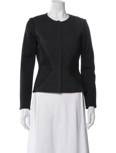 Pre-owned Paule Ka Virgin Wool Evening Jacket In Black