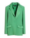 Paule Ka Woman Blazer Green Size 12 Acetate, Viscose