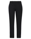 Paule Ka Woman Pants Black Size 14 Polyester, Viscose, Virgin Wool, Elastane In Black