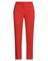 Paule Ka Woman Pants Red Size 6 Acetate, Viscose