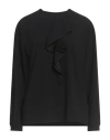 Paule Ka Woman Top Black Size 10 Triacetate, Polyester