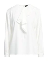 Paule Ka Woman Top White Size 12 Triacetate, Polyester