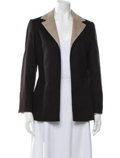 Pre-owned Paule Ka Wool Blazer In Black