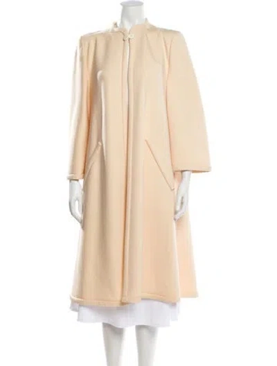 Pre-owned Pauline Trigere Coat In Yellow