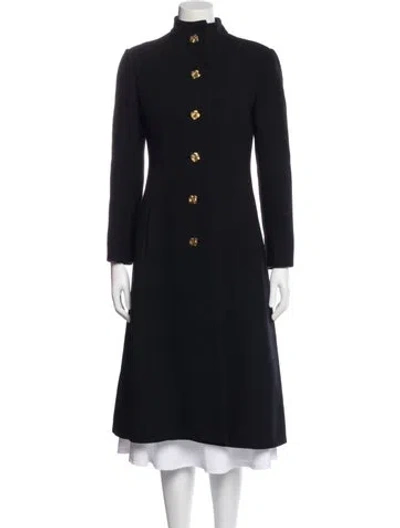 Pre-owned Pauline Trigere Vintage Late 1960's - Early 1970's Coat In Black