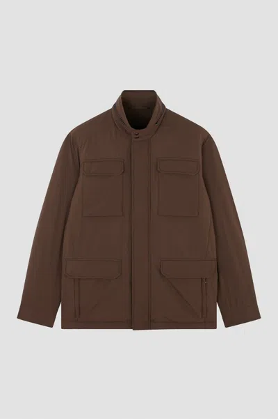 Paulshark Black Man Jacket In Brown