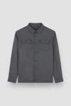 Paulshark Jacket Man Anthracite In Gray