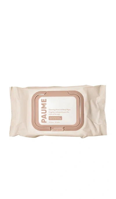 Paume Cleansing Hand & Body Wipes In Beauty: Na