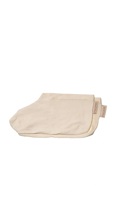 Paume Cotton Overnight Socks In Nude