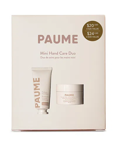 Paume Mini Hand Care Duo Gift Set ($26 Value) In Transparent