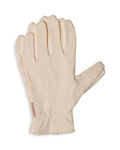 Paume Overnight Cotton Gloves In Neutral