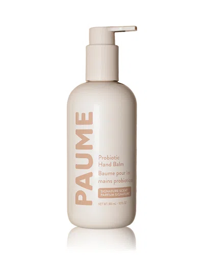 Paume Probiotic Hand Balm 10 Oz. In Transparent
