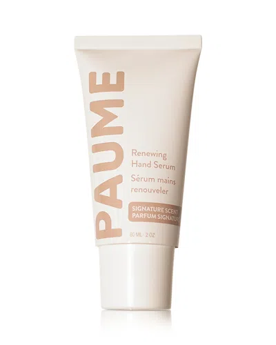 Paume Renewing Hand Serum 2 Oz. In Transparent