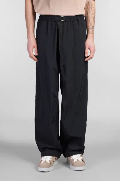Paura Brooklyn Pants In Black Cotton