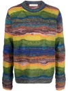 Paura Carli Crewneck Sweater Clothing In Multicolour