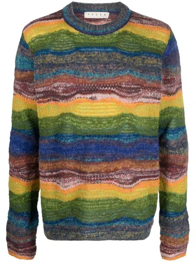 Paura Carli Crewneck Sweater Clothing In Multicolour