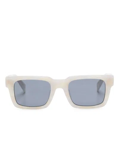 Paura Delirio Square-frame Sunglasses In Neutral