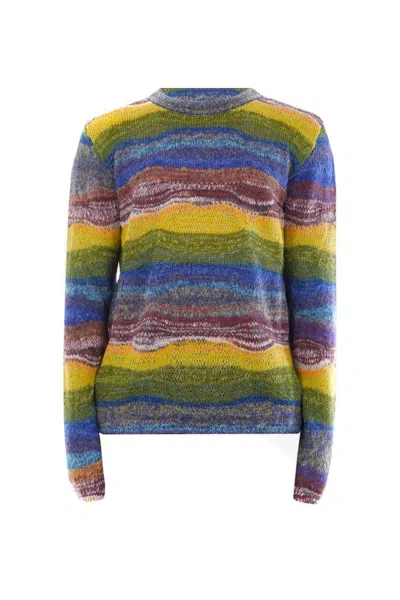 Paura Di Danilo Paura Multicolor Mohair/polyester Blend Knitwear
