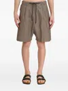 Paura Drawstring Bermuda In Brown