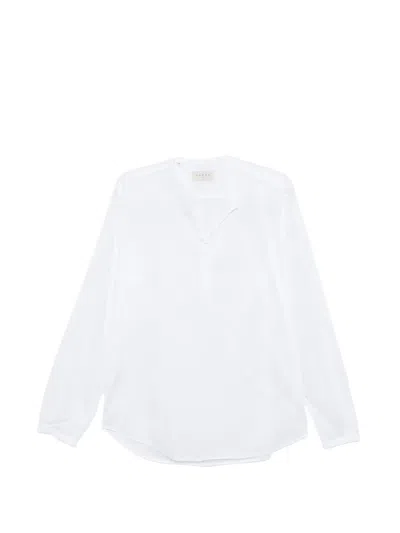 Paura Euclide Buttoned Shirt In White