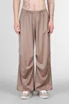 Paura Fan Pants In Taupe Wool