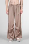 Paura Fan Pants In Taupe Wool