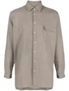 Paura Flap-pocket Button-up Shirt In Neutrals