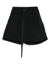 Paura ♪ Scared Harlem Elastic Waistband Shorts ♪ In Black