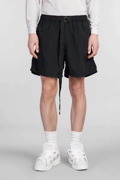 Paura Harlem Shorts In Black Cotton
