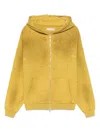 Paura Idris Full Zip Hoodie Clothing In Gelb