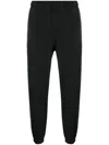 Paura Logo-embellished Cotton Track Pants In Black
