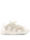 Paura Logo-debossed Low-top Sneakers In White